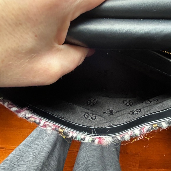 EUC Tory Burch Tweed Converible Shoulder Bag - Picture 12 of 16